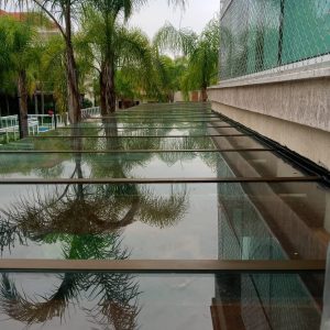 Projeto LV Vidros - Cobertura de Vidro Condomínio